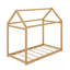 Lit simple en bois