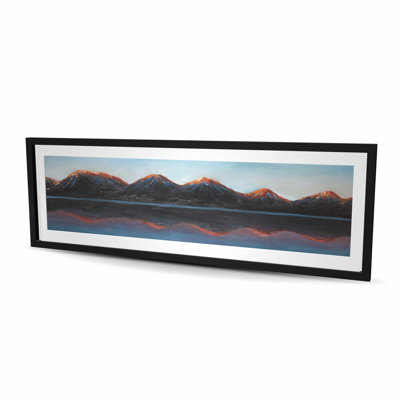 Impression encadrée «Mountains and Calm Lake» | Décoration intérieure