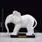 Charming Ceramic Elephant Sculpture