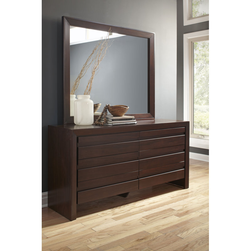 Commode standard à 6 tiroirs Aries, Brun chocolat