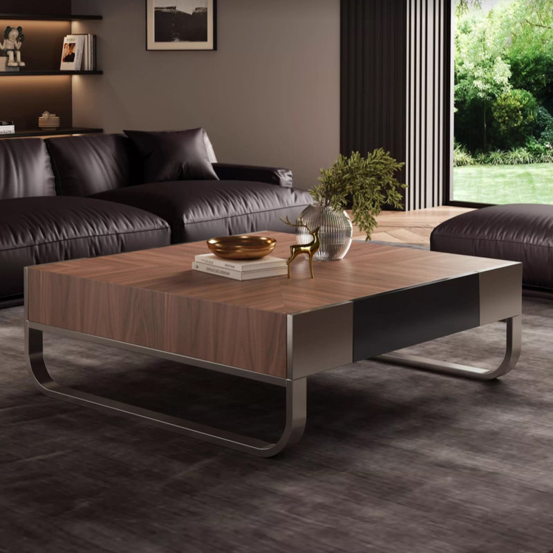 Table à thé moderne de luxe, Argent argent
