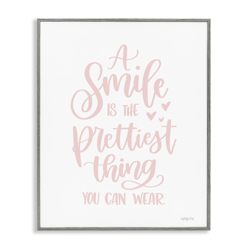 «Smile is Prettiest Thing Giclee Art» par Imperfect Dust, Estampe numérique Farmhouse, H 20 po x l 16 po