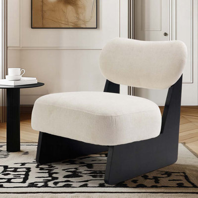 Fauteuil d'appoint en tissu Boucle