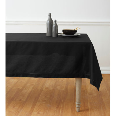 Cotton Linen Hemstitch Tablecloth