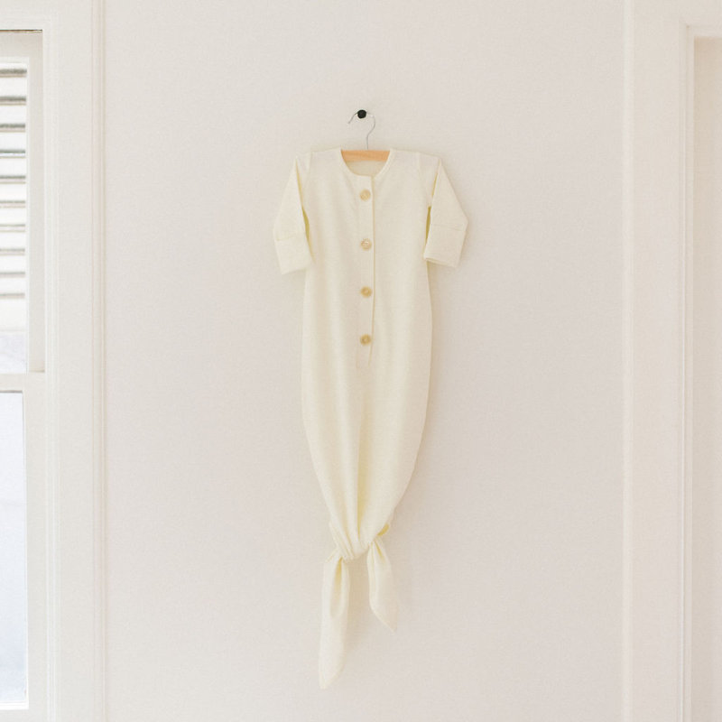 Knotted Gown, Pearl, 10" W