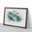 Grey Wolf in a Winter Forest in Abstract - Picture Frame Graphic Art Print-55737895-55737896