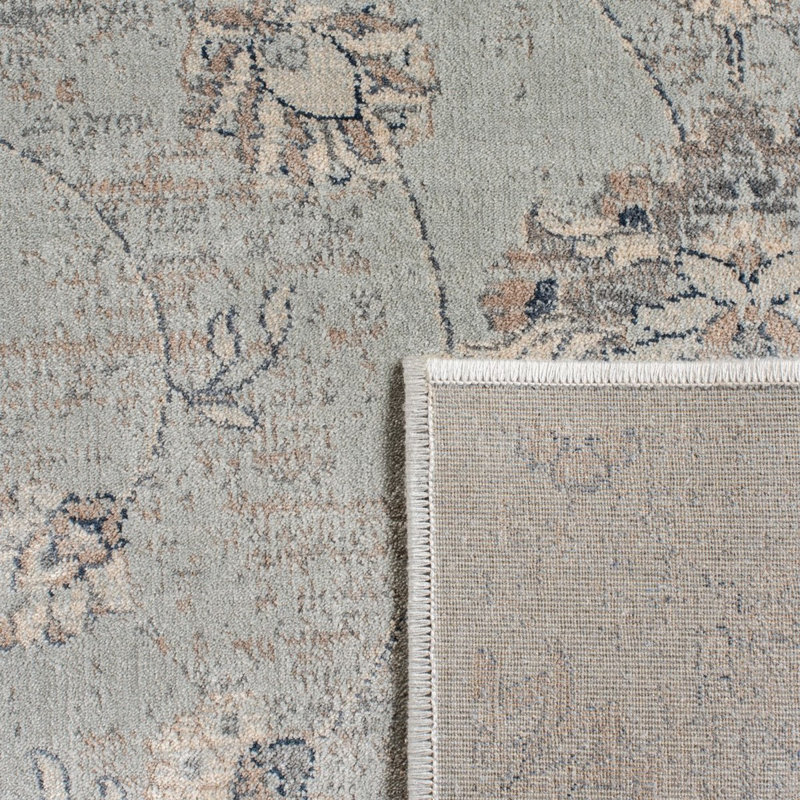 Kilmarnock Floral Viscose Area Rug, Runner 66 x 244 cm