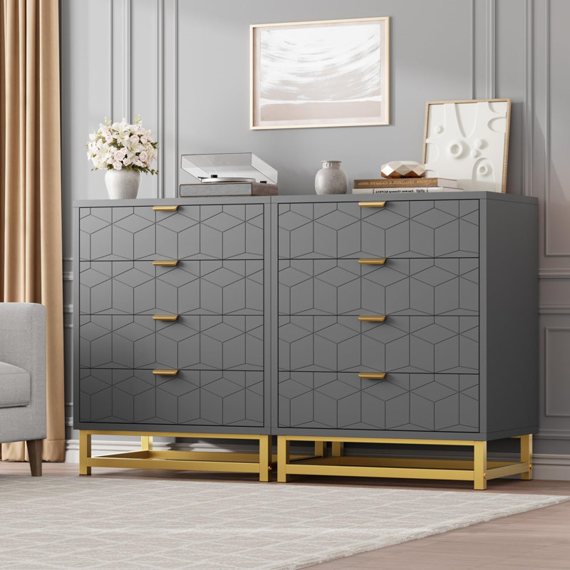 59.9 cm W Chest of 4 Drawers