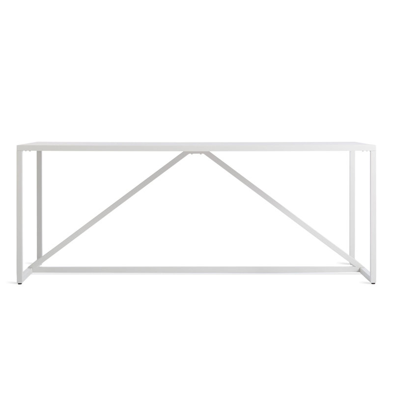 Strut Outdoor Dining Table, White