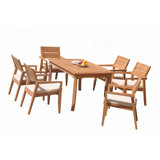 Vellore Outdoor - Piece Teak Dining Set