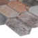 Taos Picket Pattern 12.25 in. x 12.75 in. Textured Glass Mosaic Tile
