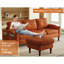 Orange 3 places avec rangement convertible pour le bureau et les petites chambres à coucher.-566600436-566600435