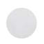 Table d'appoint moderne en béton blanc antique - cannelé, 14,57 x 14,57 x 18,98, aucun assemblage requis