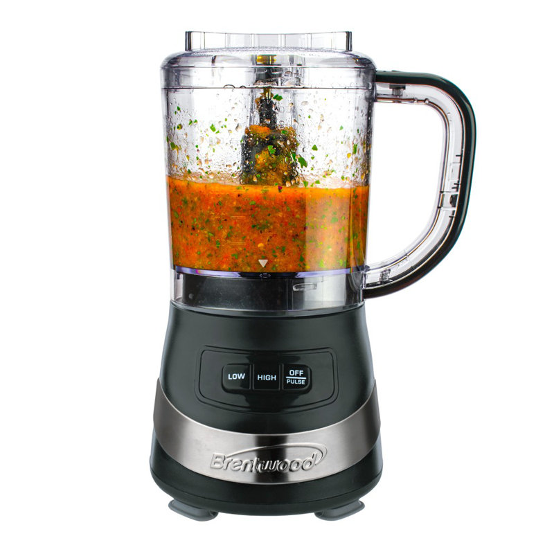 Robot culinaire 3 tasses Brentwood, Noir