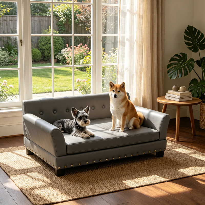 Canapé pour chien, Moyen (l 38 po x P 28 po x H 16 po)
