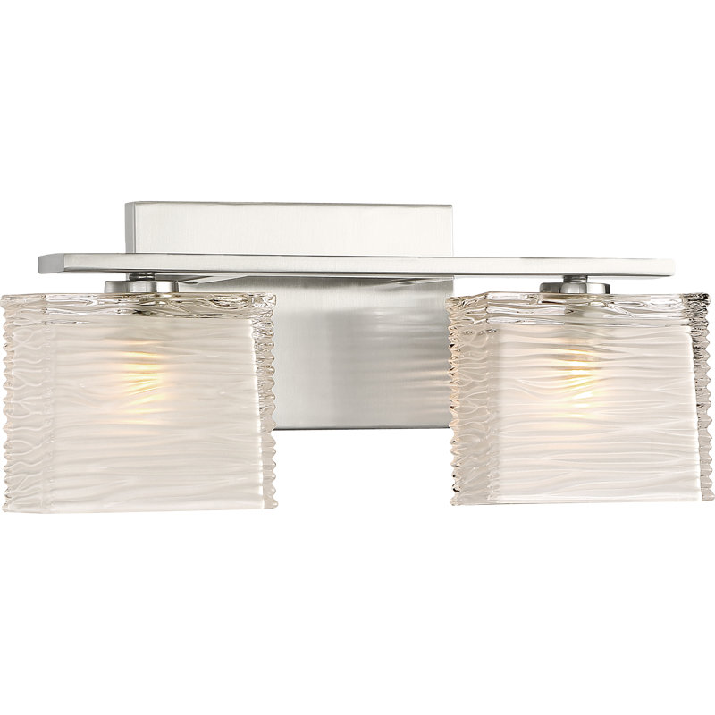Dunreith 2 - Light Dimmable Vanity Light, Brushed Nickel