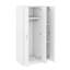 Armoire 3 portes avec miroir, rangement spacieux et design moderne