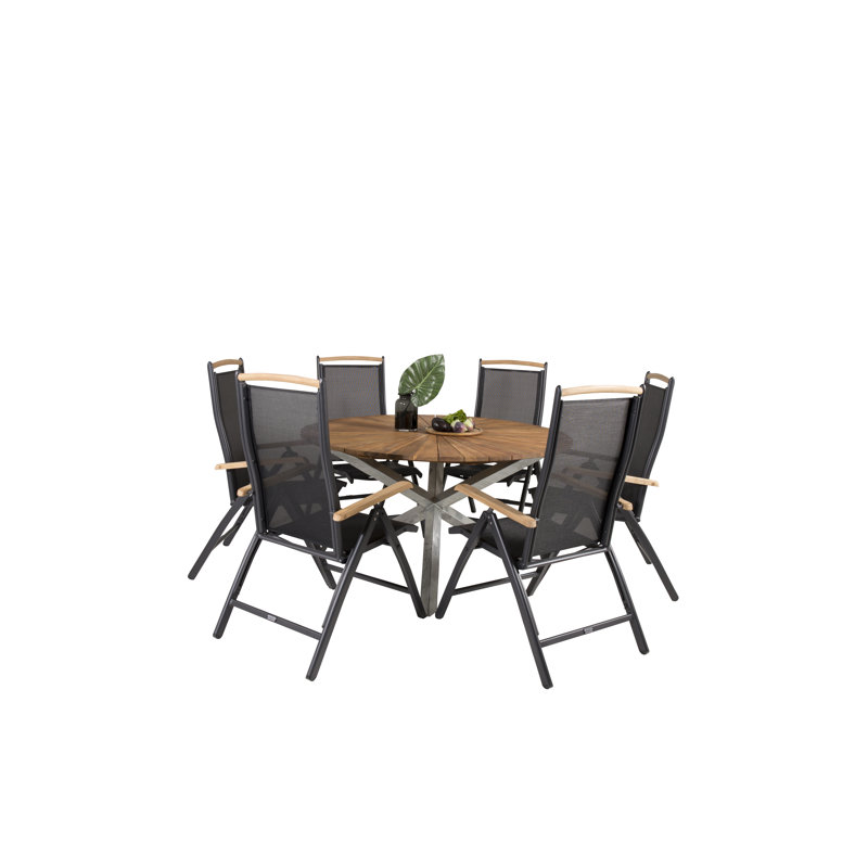 Stutz 6 - Person Patio Dining Set with Round Table