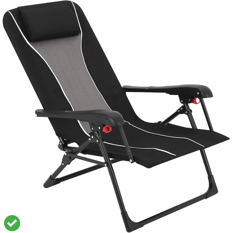 Chaise longue de plage pliante pour adultes