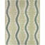 Tapis sarcelle / lime moderne Asencio-129247102