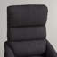 Fauteuil inclinable électrique avec télécommande, noir-130372740
