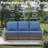 Wyland Outdoor Wicker Sofa Set: 3-Seater Sofa & 2 Ottomans With Weather-Resistant Cusions For Patios & Gardens-1552286710