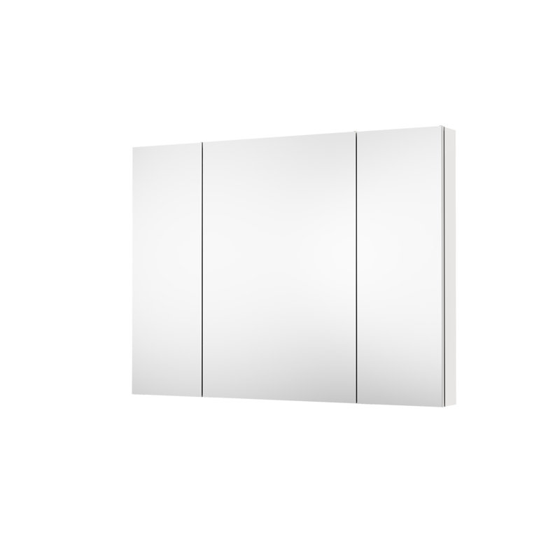 Armoire à pharmacie murale en aluminium encastrée ou en saillie de 48 po L x 36 po H avec étagères en verre réglables, 48"