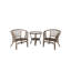 Froid All Weather Wicker/Rattan 2 - Person Seating Group with Cushions