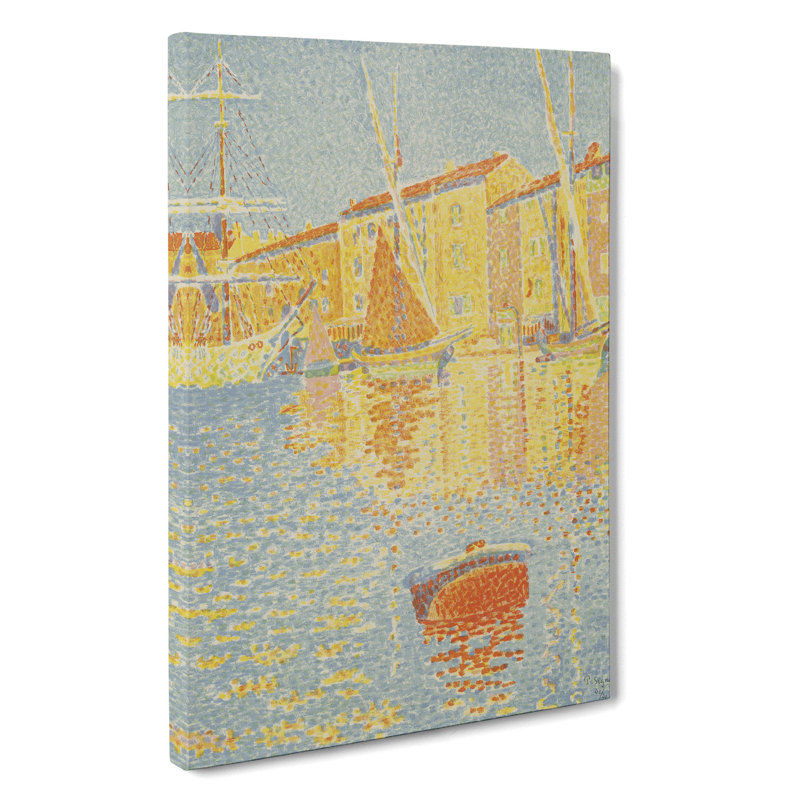 The Buoy Vol.1 by Paul Signac - Wrapped Canvas, 50cm H x 35cm W x 3cm D