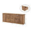 Caenada Solid Wood 180cm W 6 - Drawer Chest of Drawers