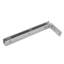 Tringle à rideaux simple en acier inoxydable Ahsen de 3,54 po de largeur totale-1470607726