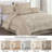 Royale Jacquard Floral 7 Piece Comforter Set-1109369015-1107231287
