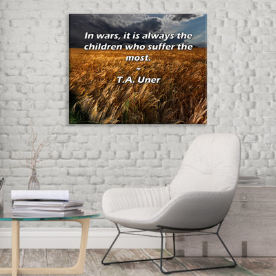 Trinx Gallery Wrapped Canvas By Shahrnush Parsipur: "Their life is neither good nor bad. It j
