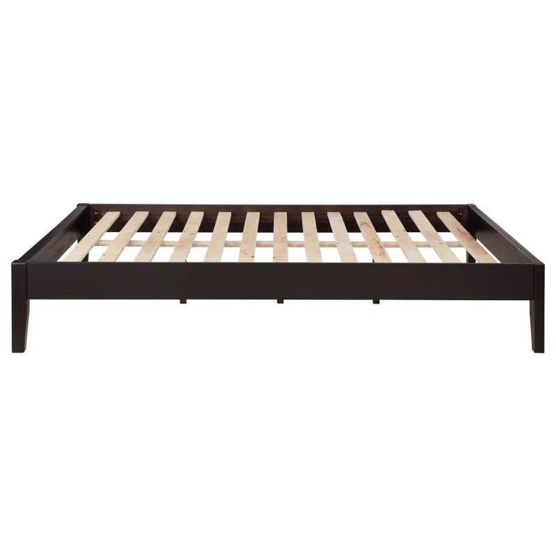 Grand lit plateforme Cappuccino, Queen
