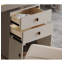 Bureau de luxe à plaque en pierre avec armoire de rangement intégrée-1041765424