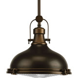 Luminaire suspendu en dome à 1 lumière
