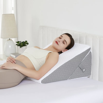 2-Piece Support Wedge Pillow Set With High Density Foam By Sweet Home Collection®