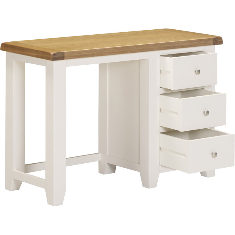 Solvy Dressing Table with Mirror, Ivory