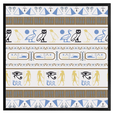 Mifley Heiroglyphs - Single Picture Frame Print
