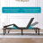 Split King Size Adjustable Bed Base/Bed Frame With Motorized Head And Foot Incline,Zero-Gravity,Wireless Remote(Only Base)