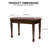 Duet Piano Bench With Storage, Wooden Piano Stool With Waterproof Padded Cushion, Wood-893868824