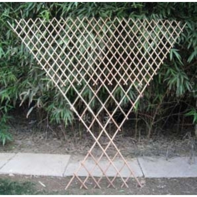 Double treillis en bois