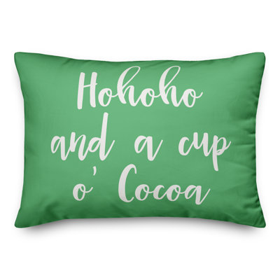  Coussin Hohoho and a Cup O 'Cocoa