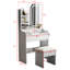Élégant meuble-lavabo avec éclairage - 3 options de couleurs, tiroirs, blanc, miroir blanc élégant et options d'éclairage offertes, qualité, grand miroir, multiples possibilités de rangement