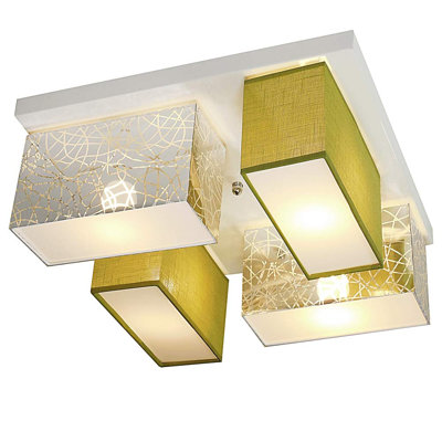 Pasko Fabric Semi Flush Mount