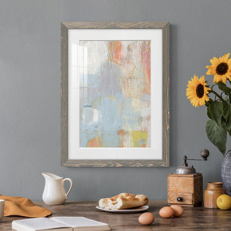 Cully II - peinture encadrée, H 37,5 po x l 27,5 po x P 1 po, Cadre gris