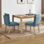 Chaise Parsons en bois rembourrée pour salle à manger-247138862