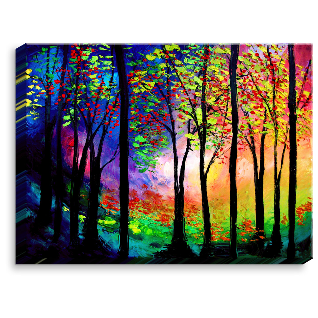 " Autumn Eve II Trees " by Aja Ann DiaNoche Designs 