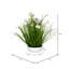 Cosmos artificiel en pot et herbe artificielle-841517893
