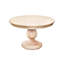 Raw Round Solid Wood Dining Table-328230717